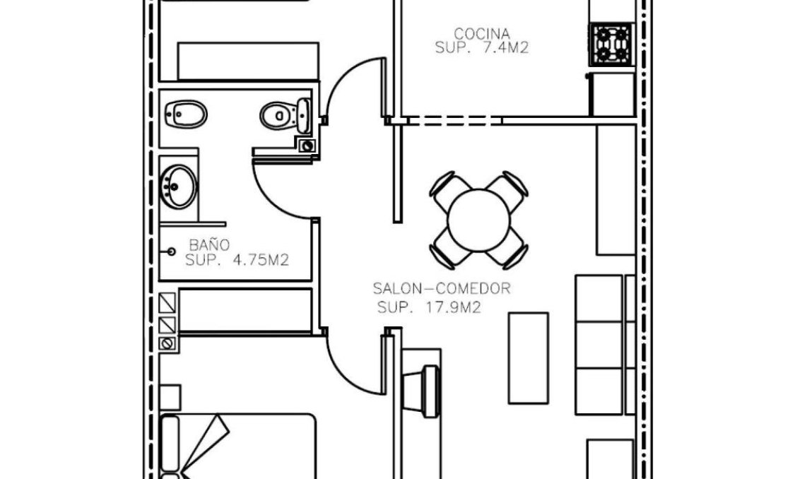 New Build - apartment -
Aguilas - Collados