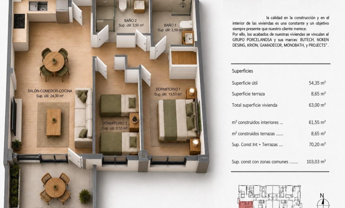 New Build - apartment -
Villajoyosa - Cala de Finestrat