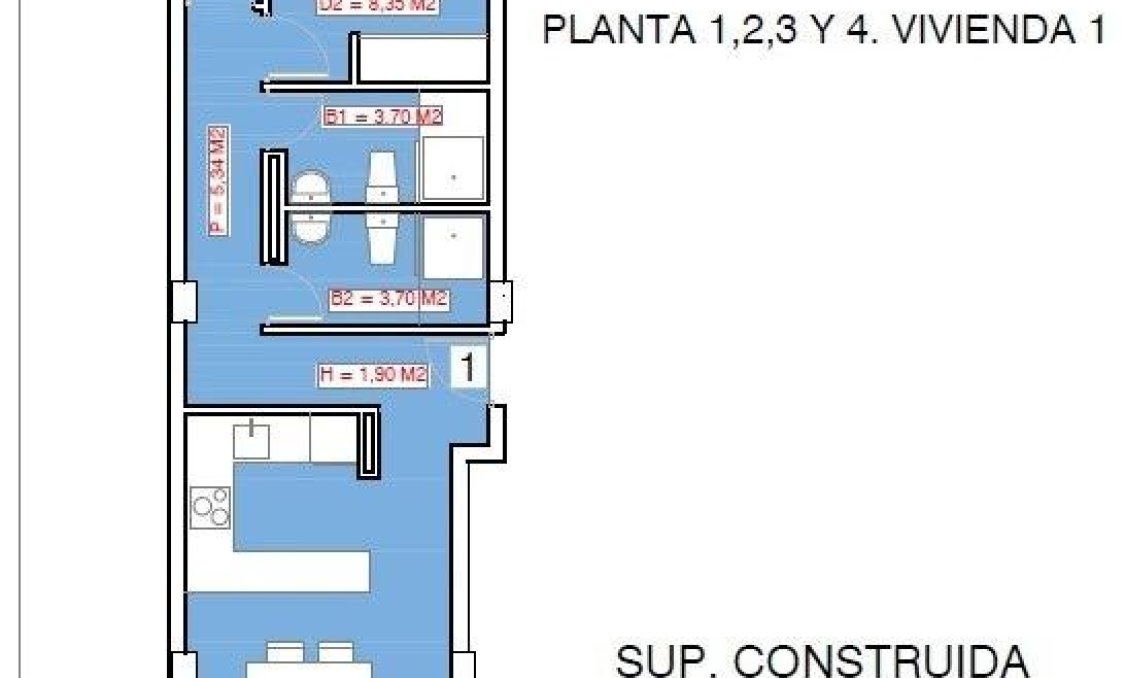 Nowy budynek - apartment -
Torrevieja - Playa El Acequión