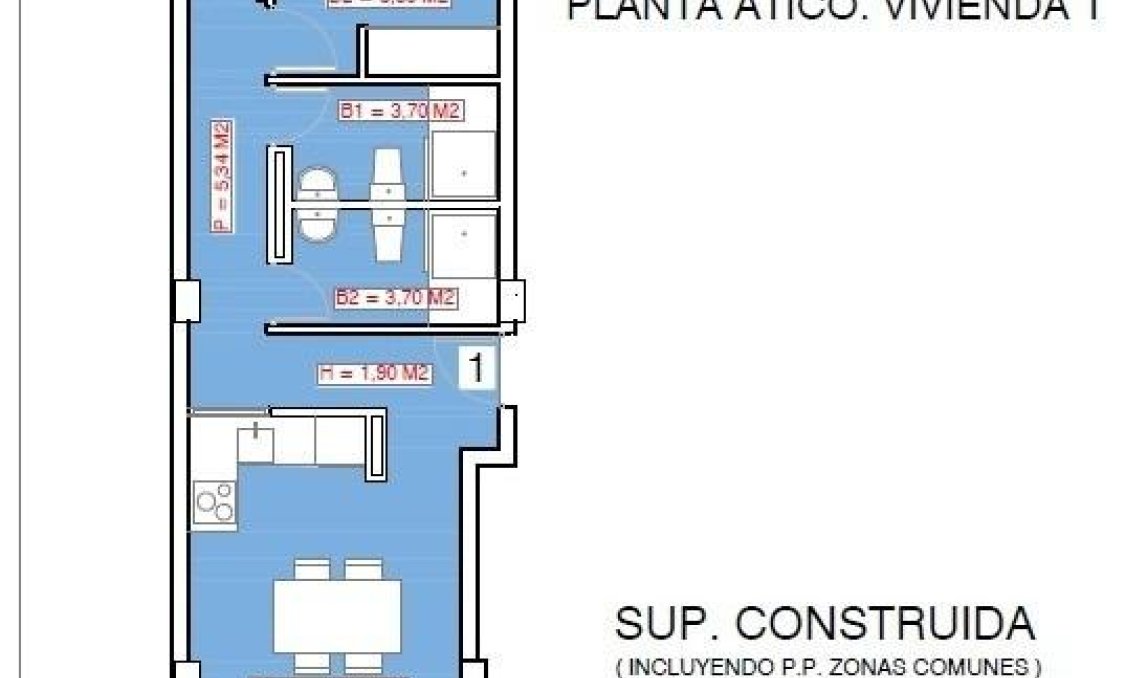 Obra nueva - Ático -
Torrevieja - Playa El Acequión
