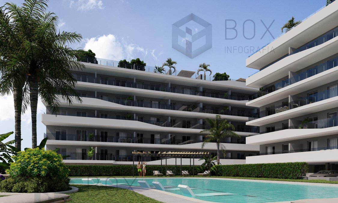 Nowy budynek - apartment -
Santa Pola - Playa Tamarit