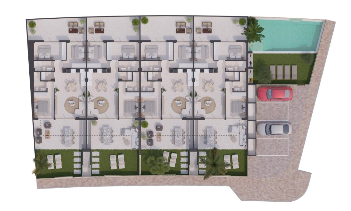 Nowy budynek - Bungalow -
San Pedro del Pinatar - Los Cuarteros