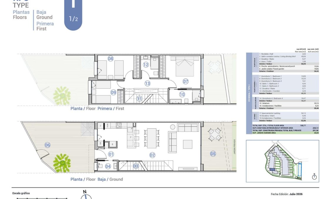 Obra nueva - town house -
El Campello - Platja de L´Amerador