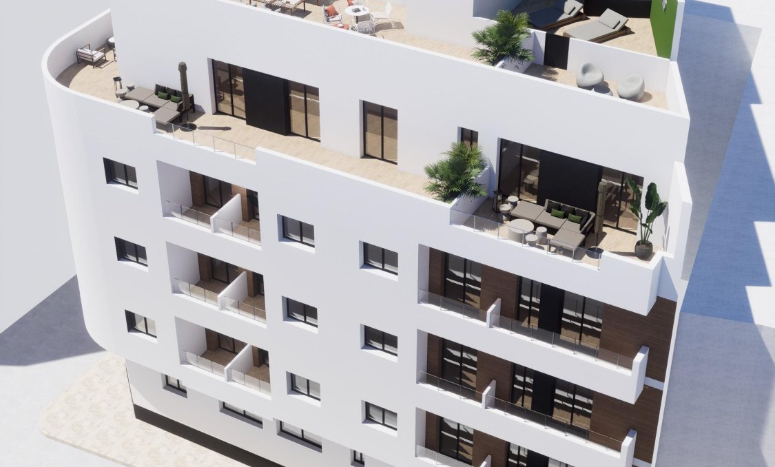 Nowy budynek - Daszek -
Torrevieja - pueblo