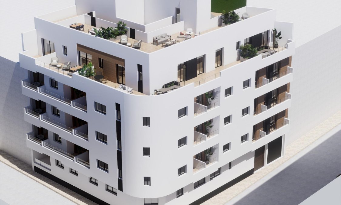 Nowy budynek - Daszek -
Torrevieja - pueblo
