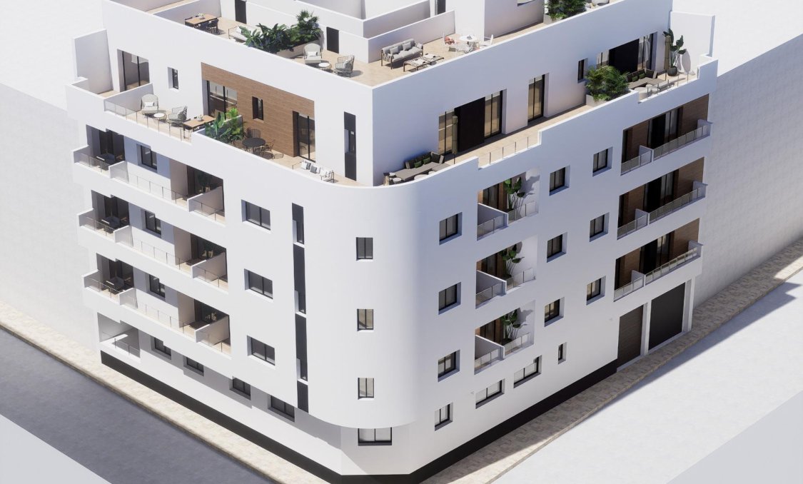 Nowy budynek - Daszek -
Torrevieja - pueblo
