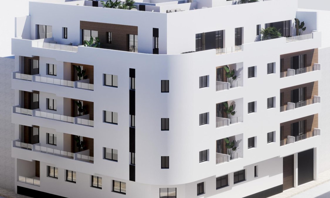 Nowy budynek - Daszek -
Torrevieja - pueblo