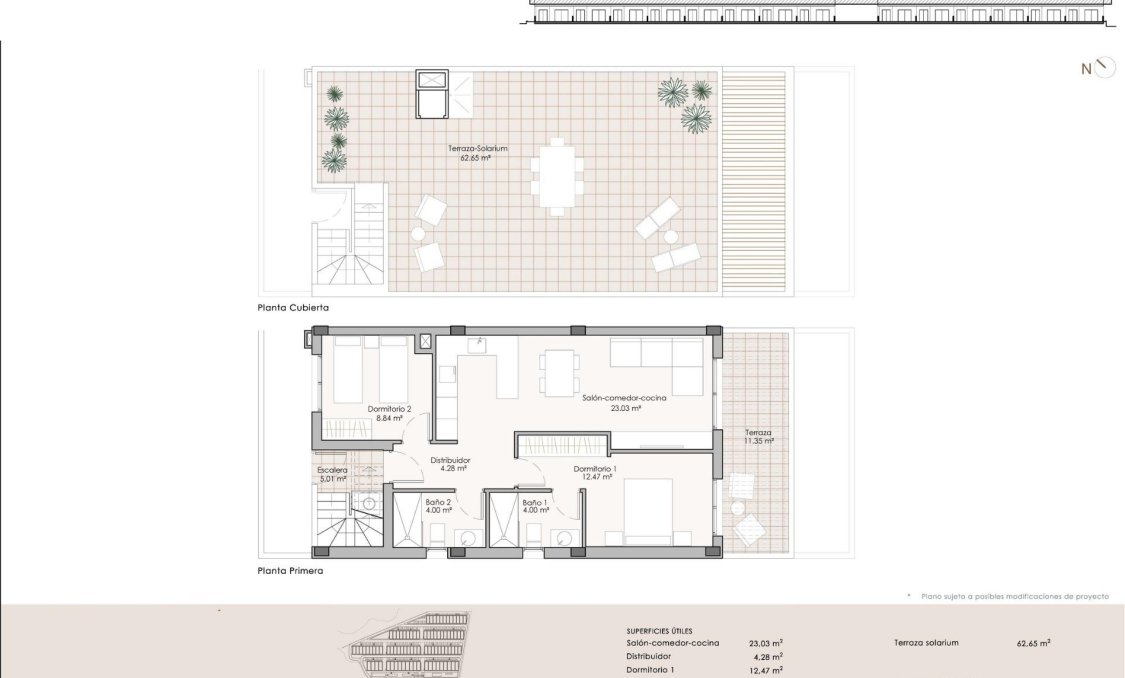 New Build - Penthouse -
Pulpi - Aguilón Golf