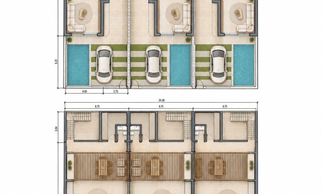 Nowy budynek - town house -
San Pedro del Pinatar - Pueblo