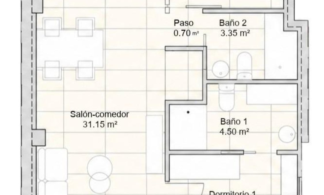 New Build - apartment -
San Javier - pueblo