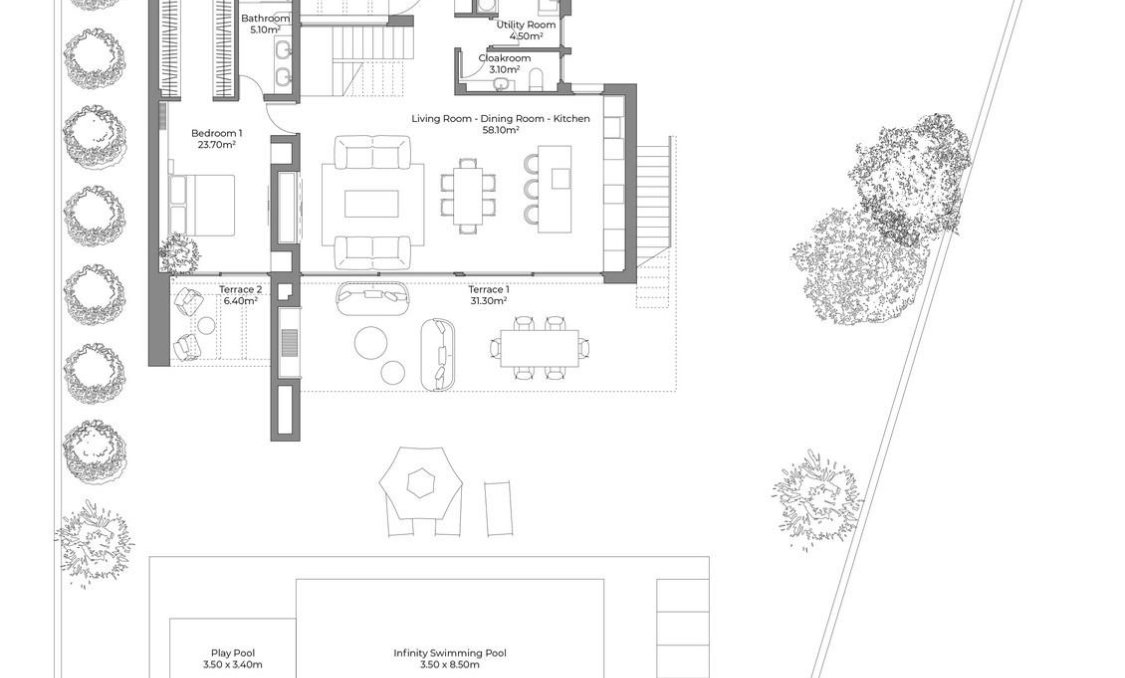 Nowy budynek - villa -
