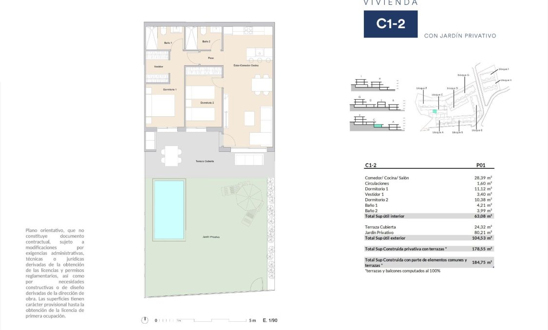 Obra nueva - Ground floor apartment -

